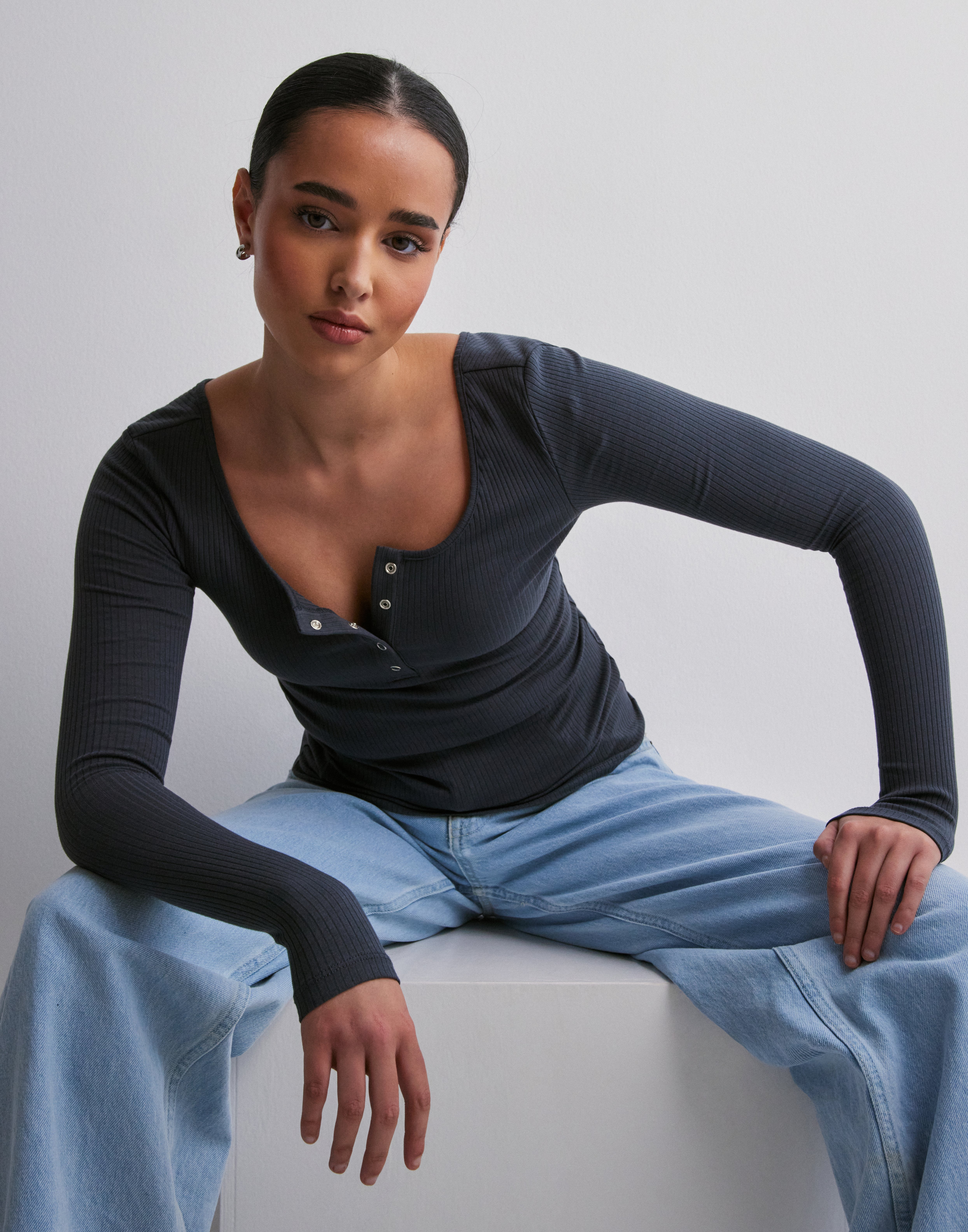 PIECES Damen Blazer - Langer Coatigan Aus Recyceltem Polyester