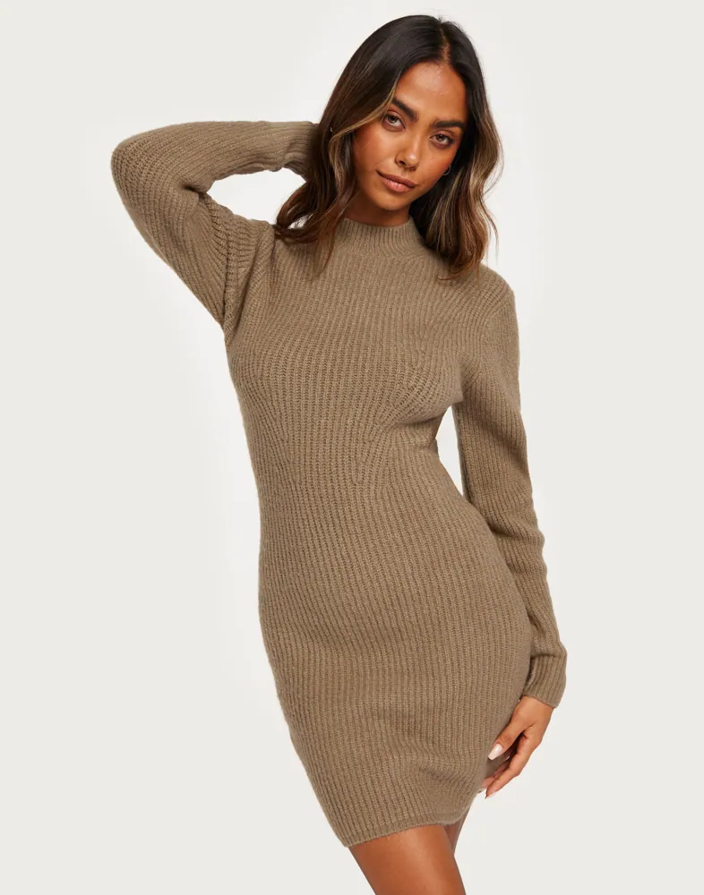 nellie knit dress Reformation Nellie Knit Dress in Red