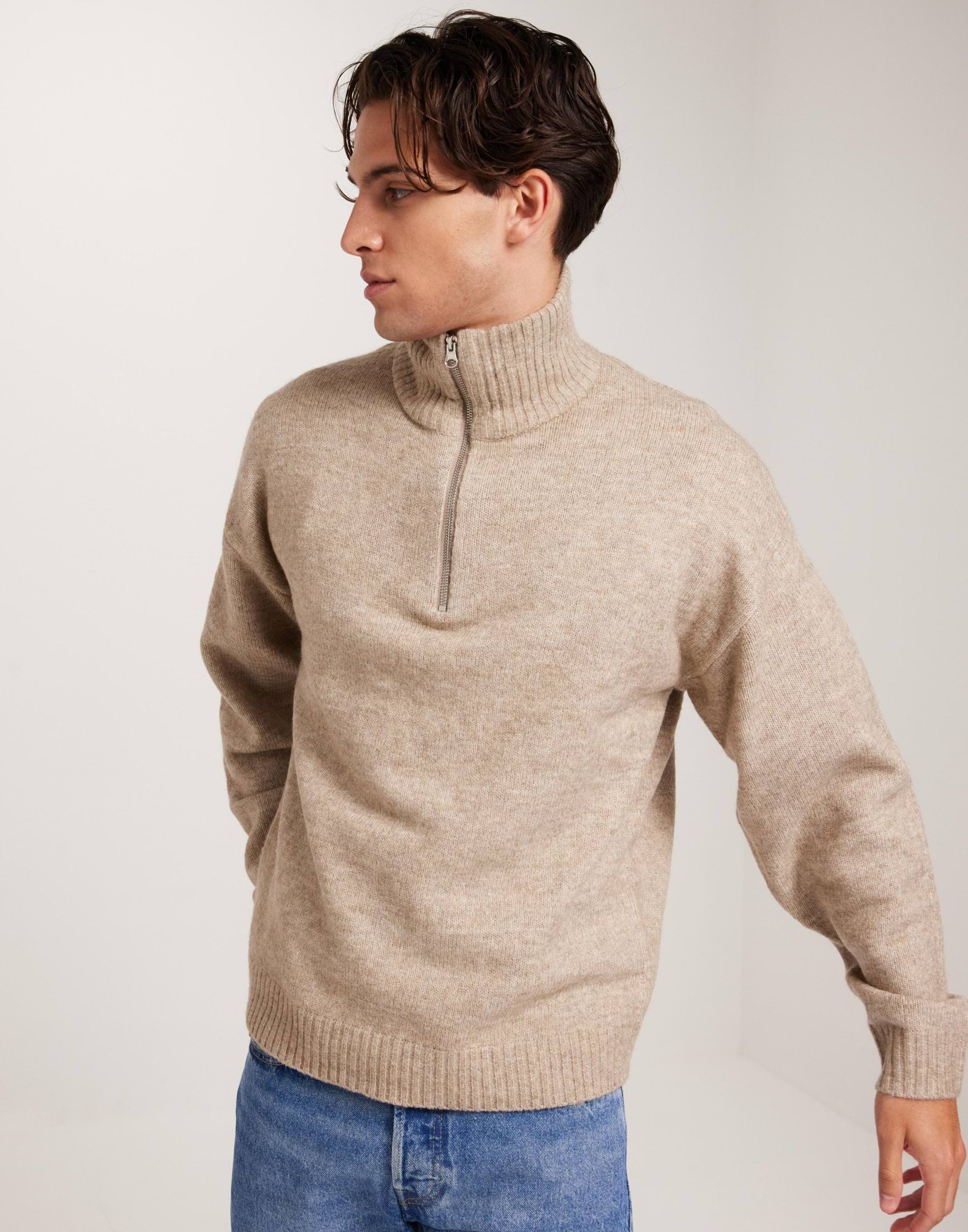 JOROLLIE KNIT HALF ZIP SN