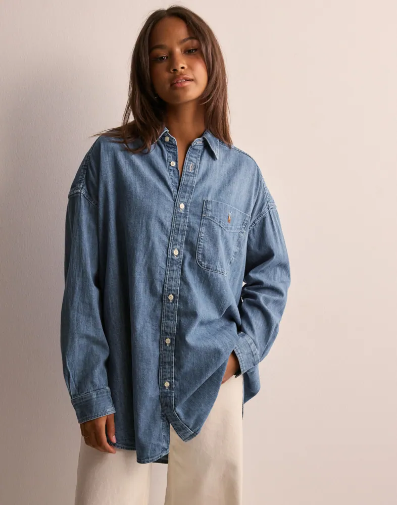 SMCK ST-LONG SLEEVE-BUTTON FRONT SHIRT