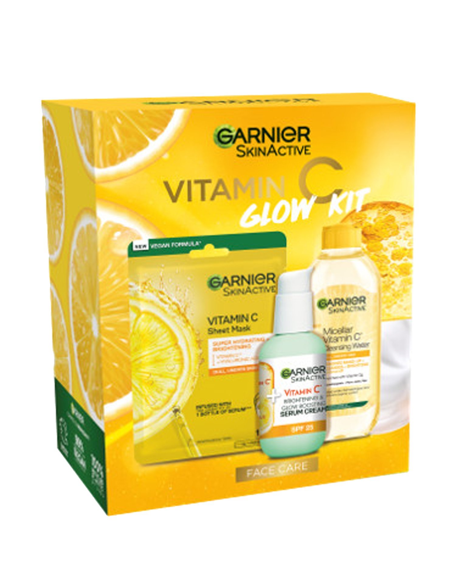 K P Garnier Garnier Skin Active Vitamin C Glow Kit Gift Set Transparent Nelly Com