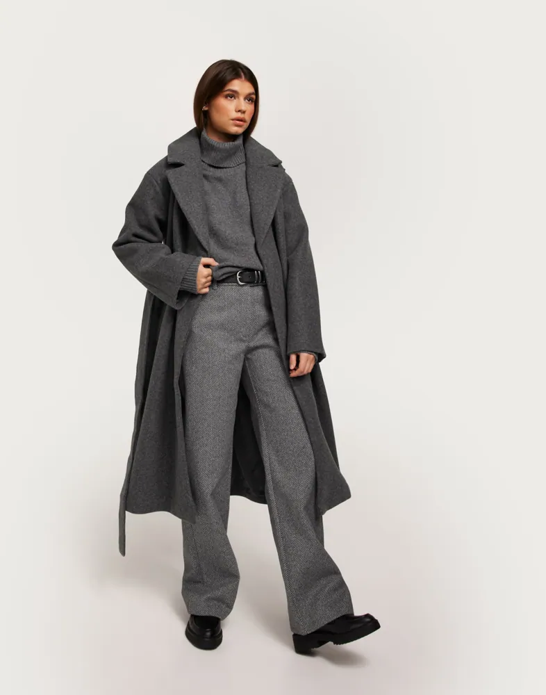 Long Belted Coat