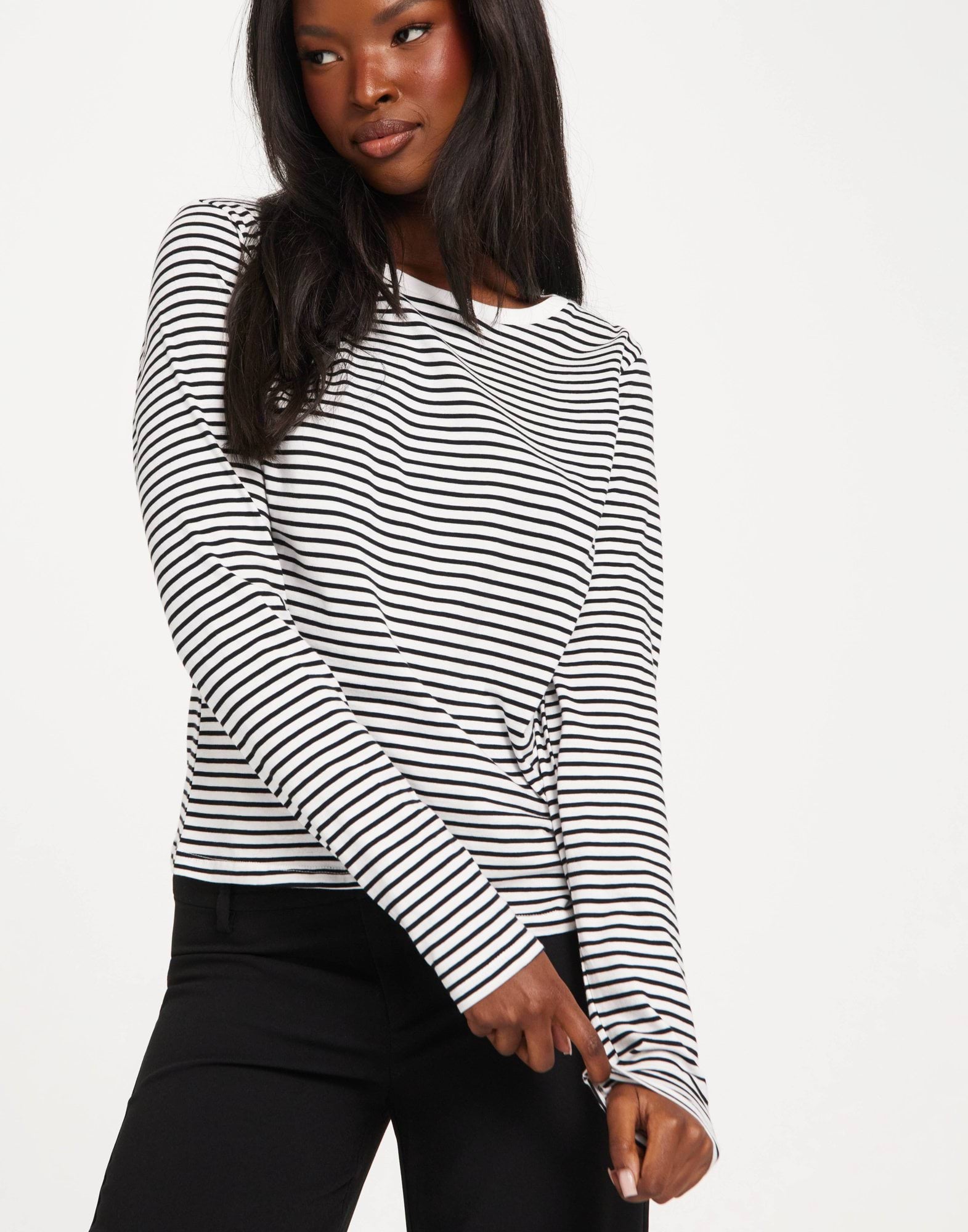 Organic Jersey Stripe Tenna Tee FAV