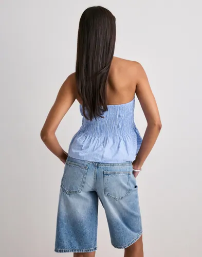 VERO MODA Vmglow Smock Bandeau Top Wvn toppar dam – bild 3