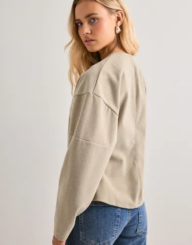 Vmklea Ls O-Neck Cardigan Jrs Ga 3