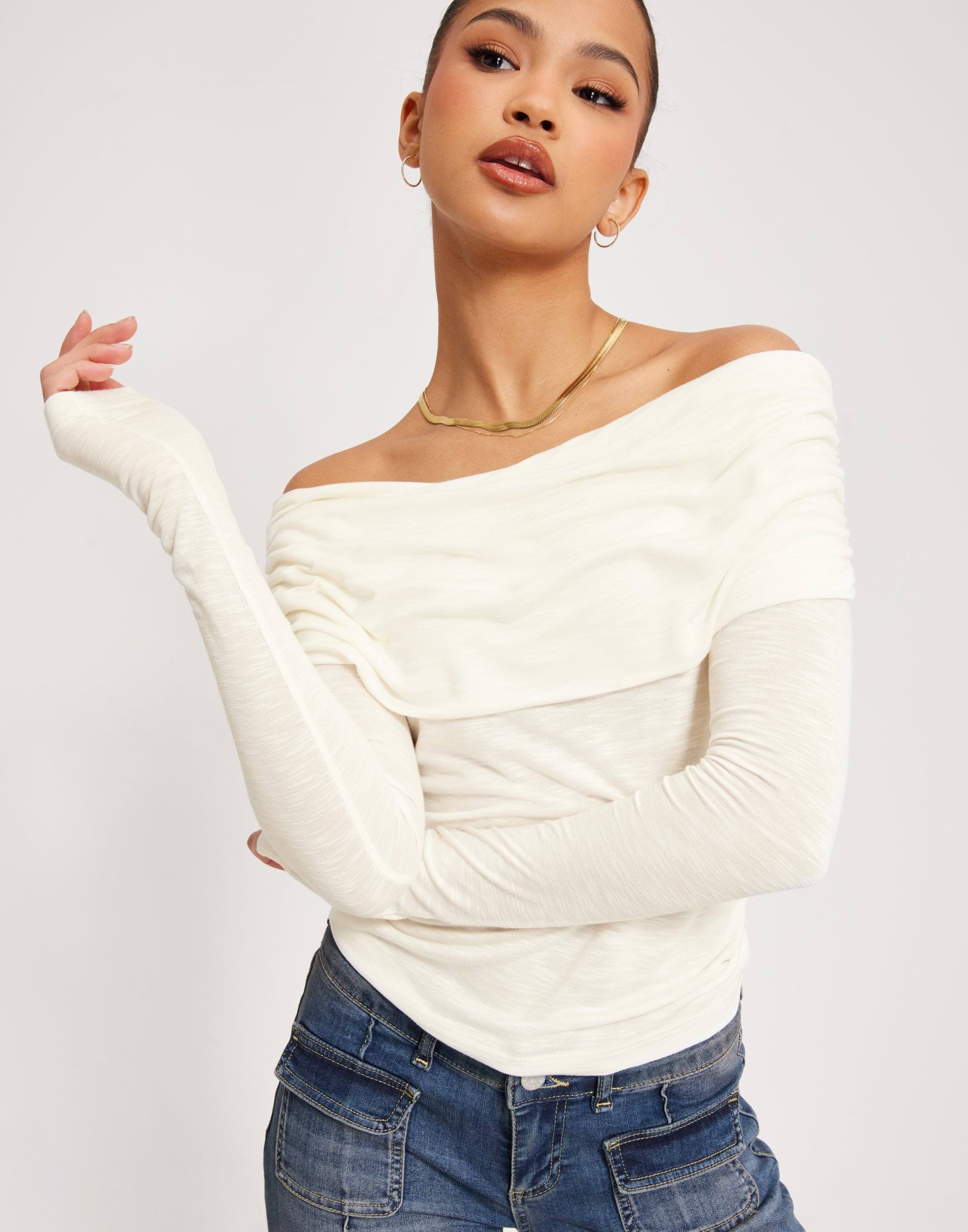 Soft Off Shoulder Top