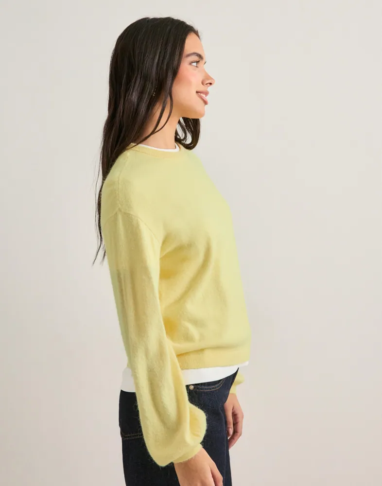 PIECES Pcnaomi Ls O-Neck Knit Noos Bc stickade tröjor dam – bild 3