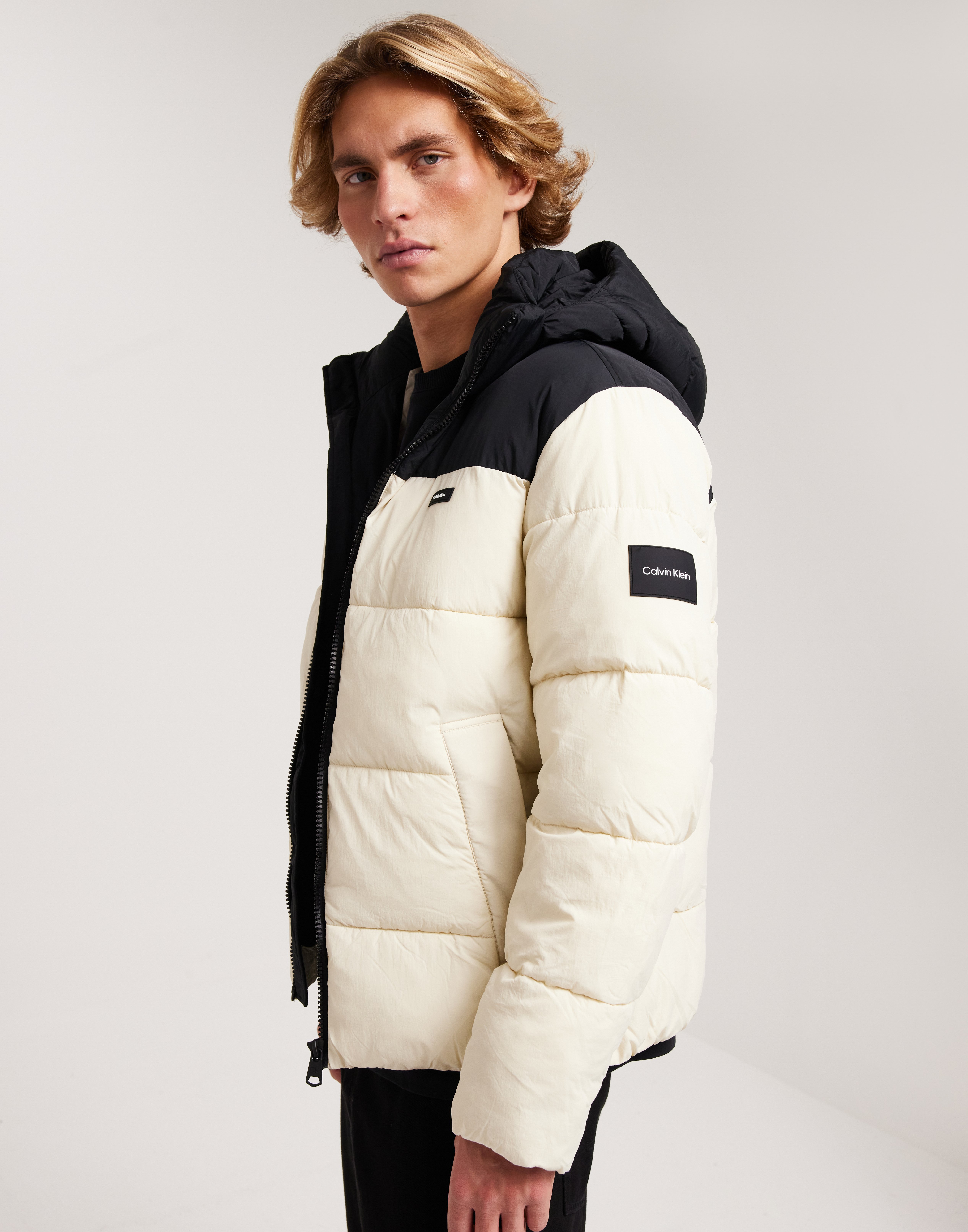 Calvin klein color block jacket online