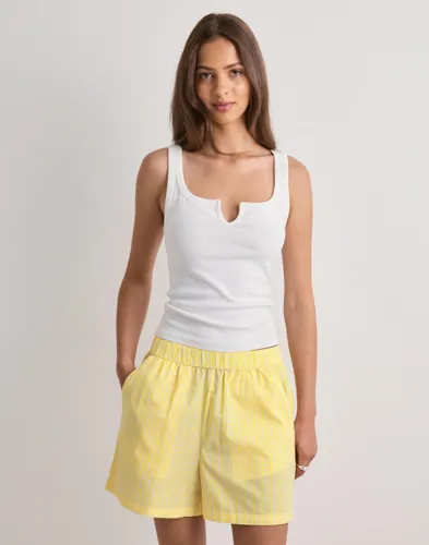 Pieces - Gul - Pcbibby Hw Shorts Msa Wvn Bc