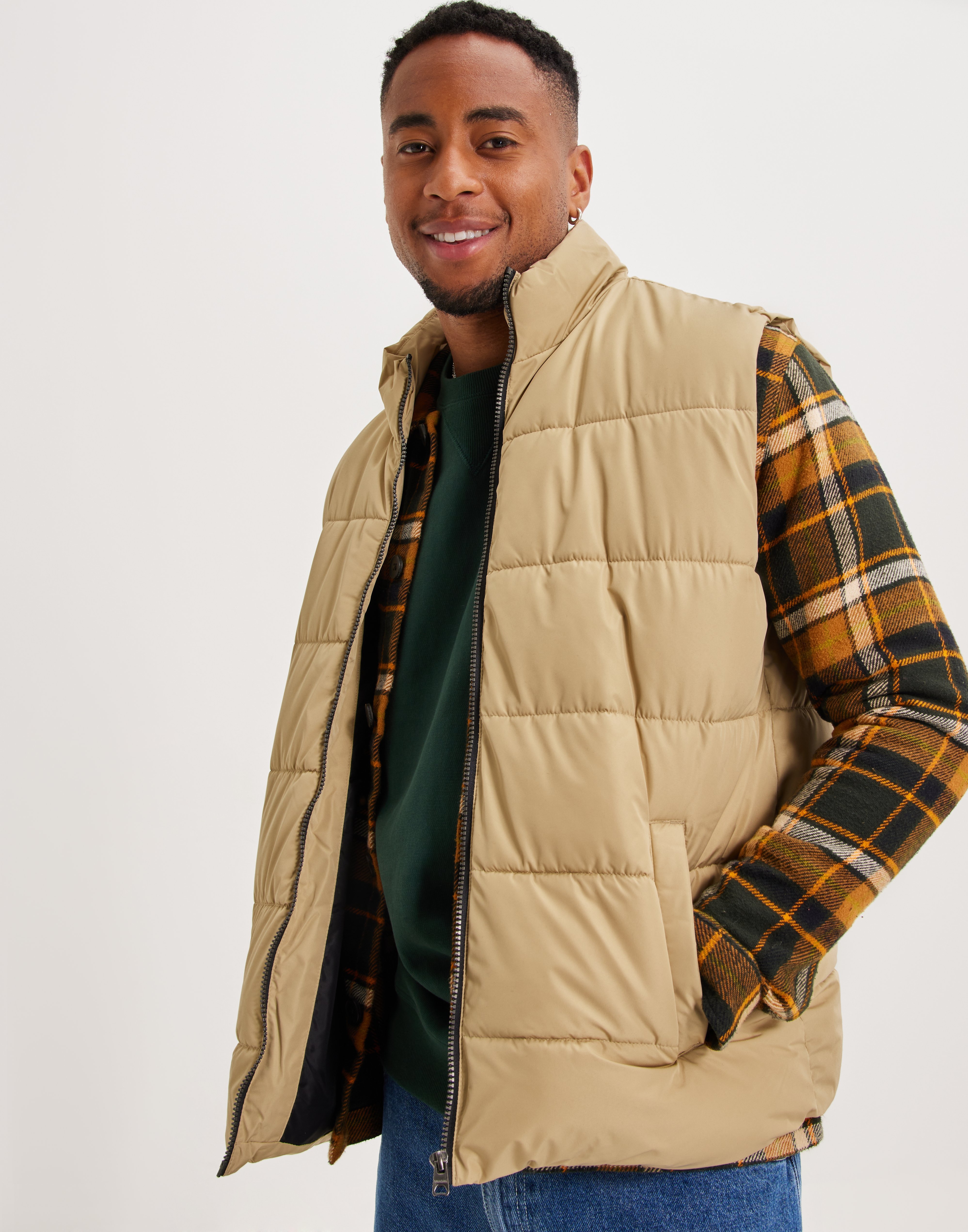 Gilet Léger Only & Sons Onsgavin - Doudoune Sans Manches Homme - Printemps/Automne - Col V, Boutonnage - 11