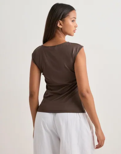 VERO MODA Vmmillion Cap Sleeve Square Top Jrs toppar dam – bild 3