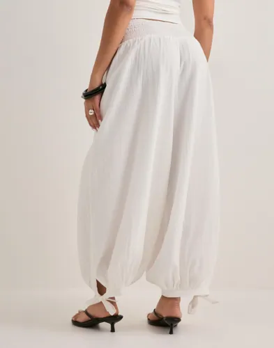 Nelly - Hvid - Puff Pants
