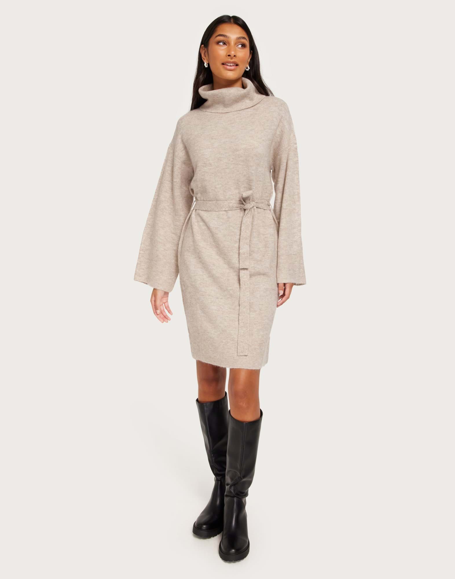 VIVIMALINA ROLLNECK L/S KNIT DRESS/