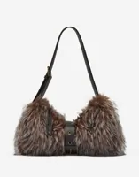 Nelly - Brun - The Faux Fur Bag