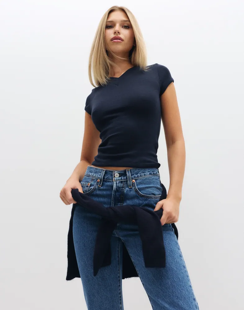 V-Neck Baby Tee