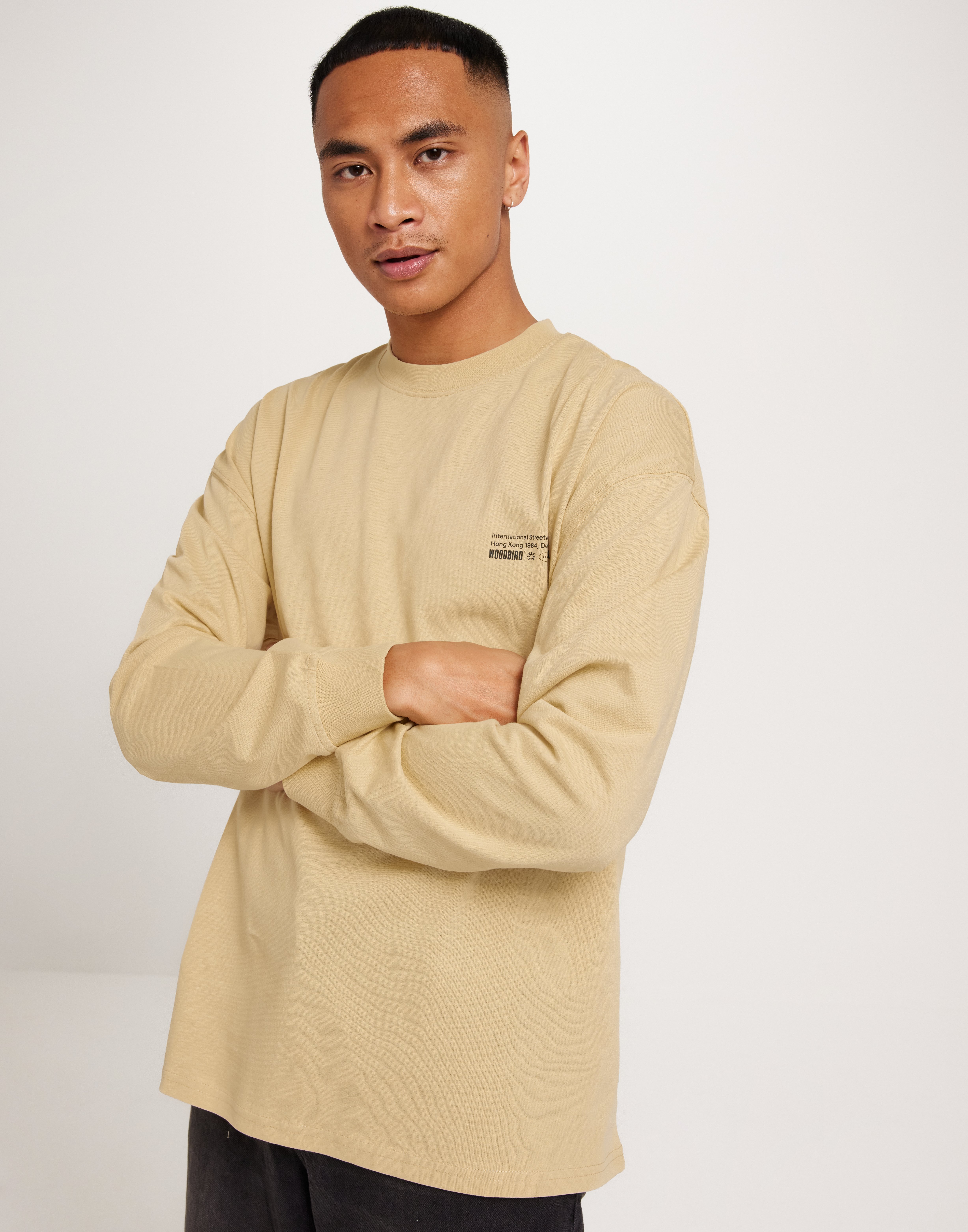 Woodbird WBJoes Tech L/S Tee Langærmede t-shirts Gul