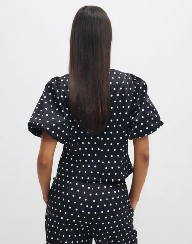 NEO NOIR Anela Dot Blouse blusar dam – bild 3