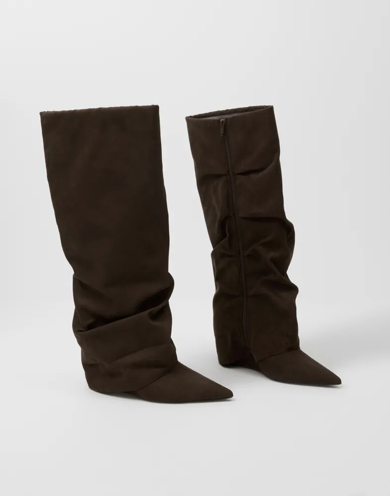 Nelly Folded Shaft Boot kängor & boots dam – bild 3