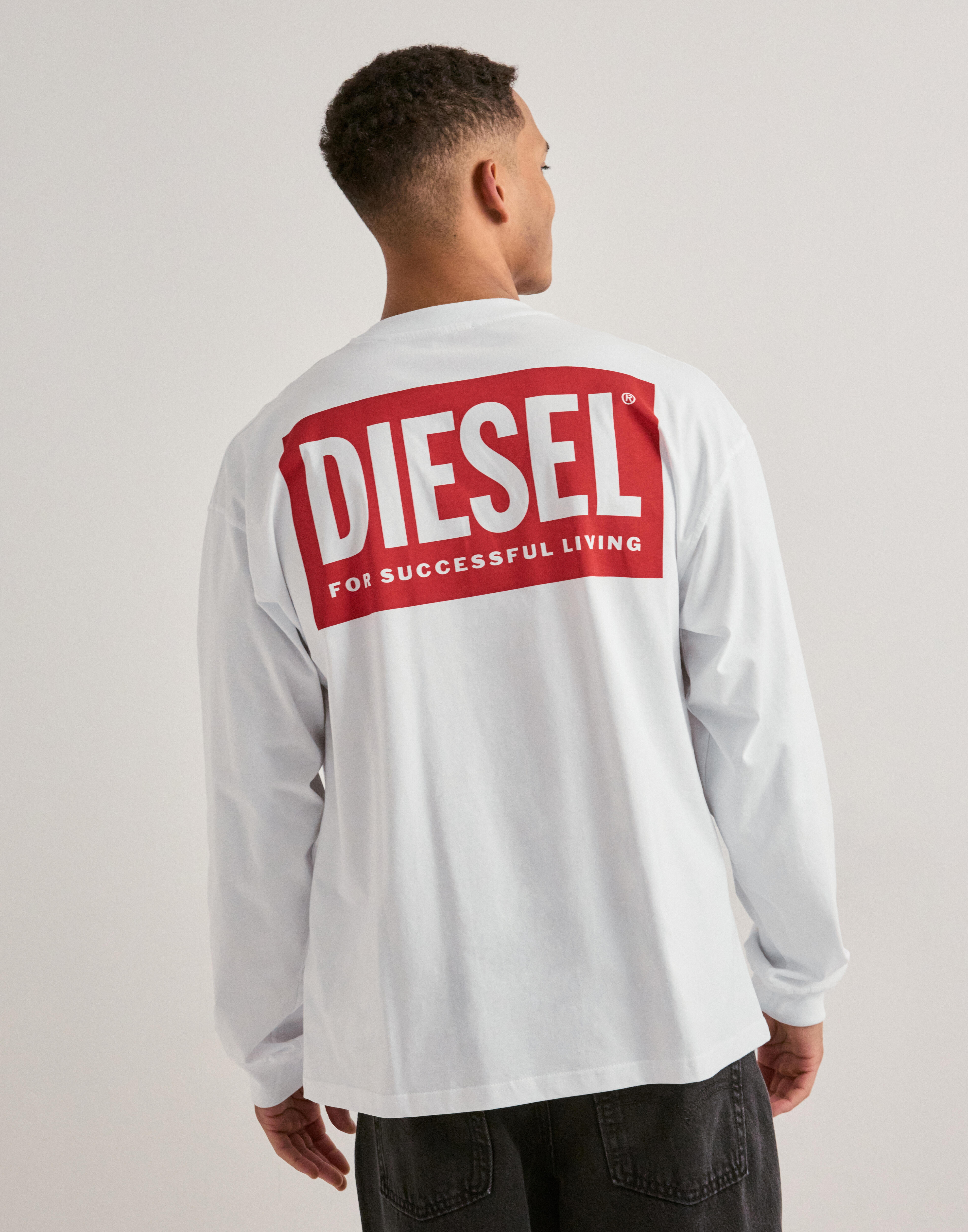 Buy Diesel T-BOXT-LS-BISK T-SHIRT - Bright White | NLYMAN