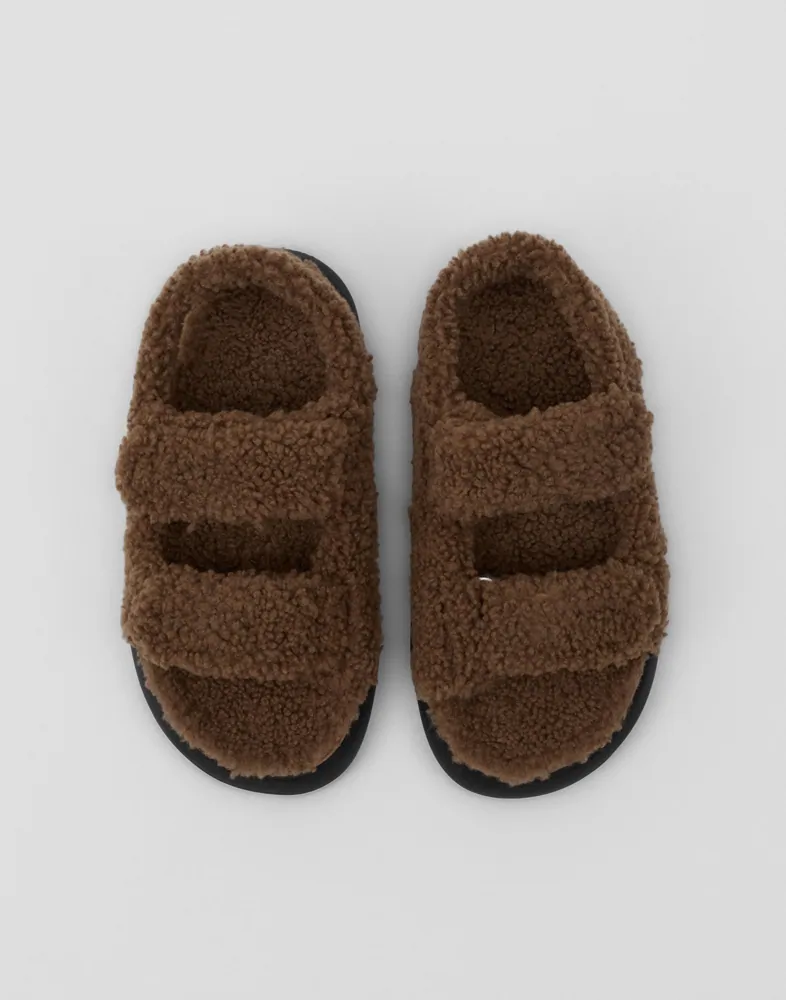 Mb Shearling Sandal