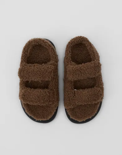Mb Shearling Sandal