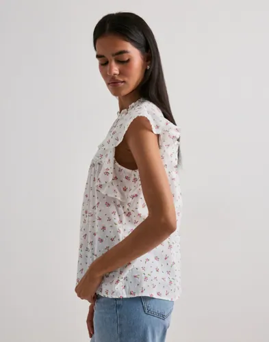 VERO MODA Vmtrine Sl Lace Top Wvn Ga Noos blusar dam – bild 2