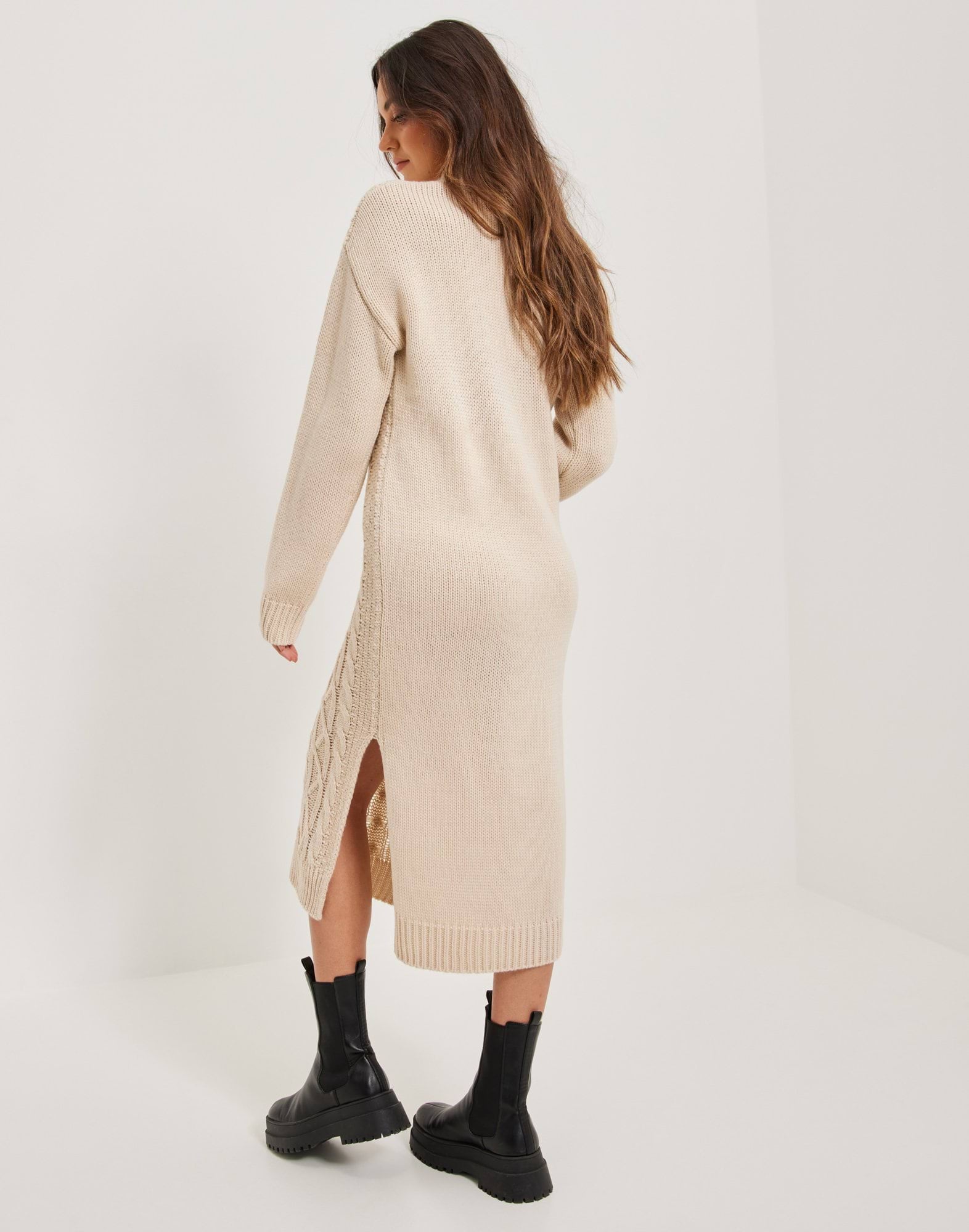 Magnificent Turtle Collar Knit Dress