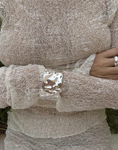 Muli Collection - Sølv - Dune Cuff Bracelet