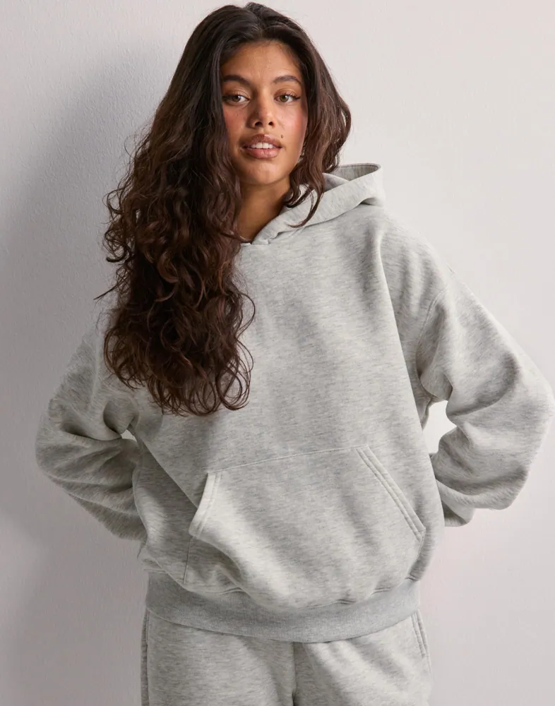 Buy Gina Tricot Basic original hoodie Light Grey Melange