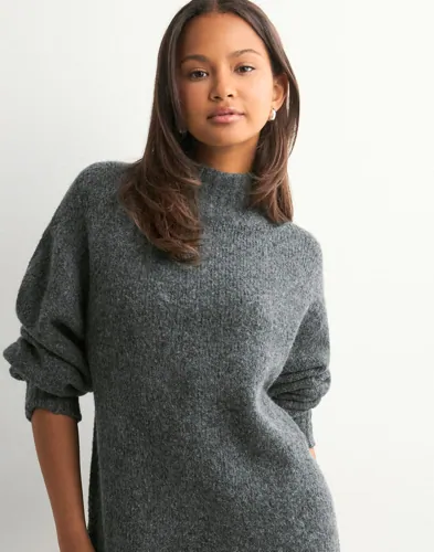 Nelly Long Knit Sweater stickade tröjor dam – bild 3