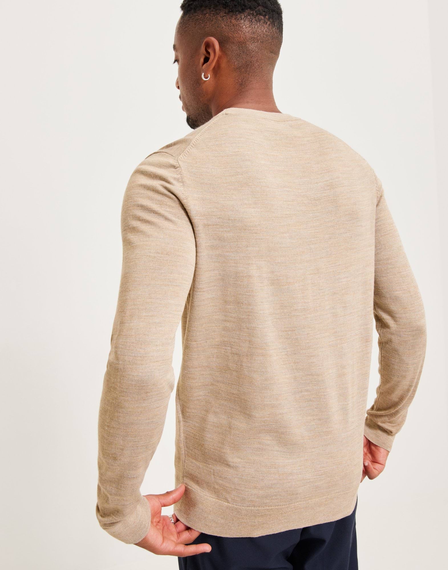 SLHTOWN MERINO COOLMAX KNIT CREW NO