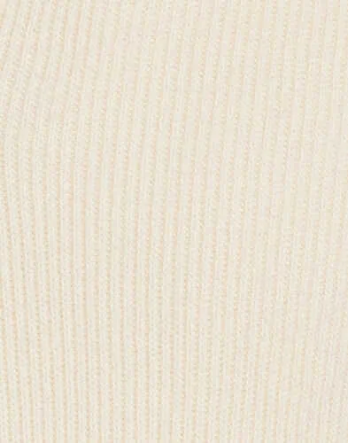 Beige Only & Sons stickad tröja med hög krage och half-zip