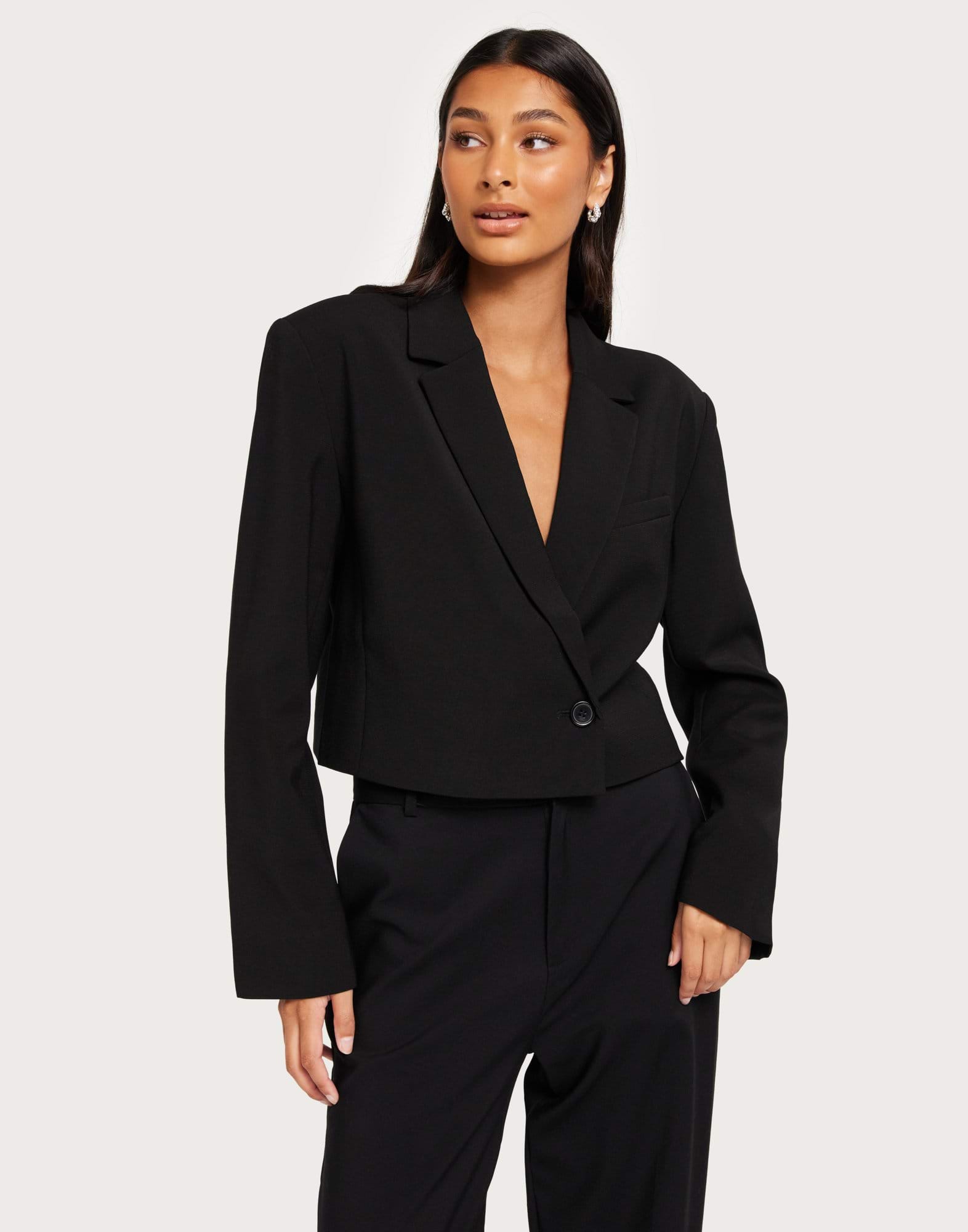 Boxy Cropped Blazer