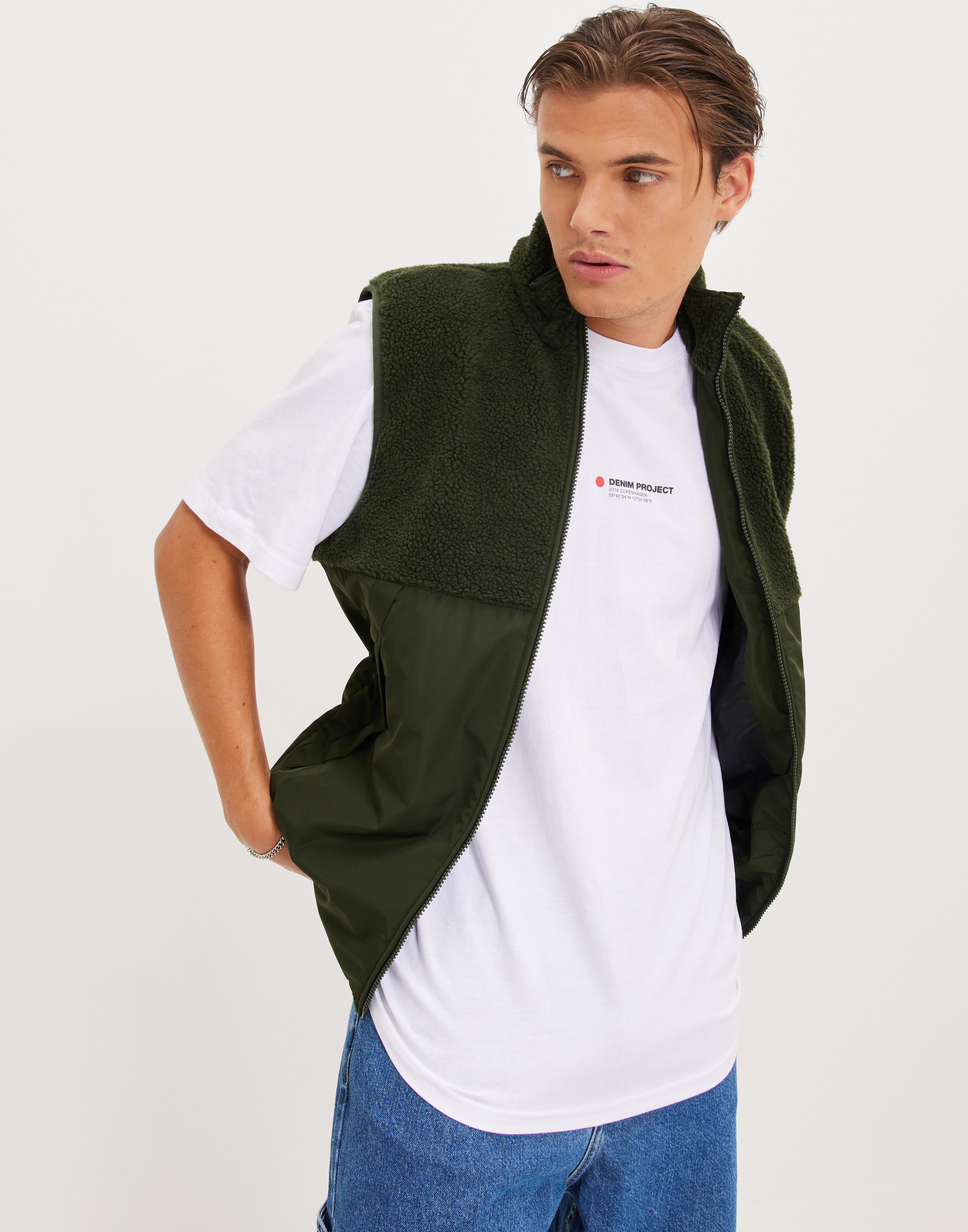 Gilet Léger Only & Sons Onsgavin - Doudoune Sans Manches Homme - Printemps/Automne - Col V, Boutonnage - 6