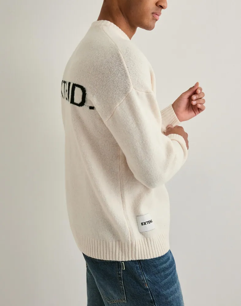 ONLY & SONS Onspage Rlx Ls Crew Knit Xt Sweatshirts stickade tröjor herr – bild 2