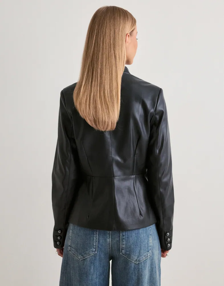 Nelly Tight PU Jacket jackor dam – bild 3