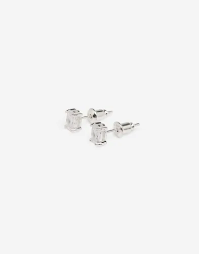 Muli Collection Oval Cut Stud örhängen dam – bild 3