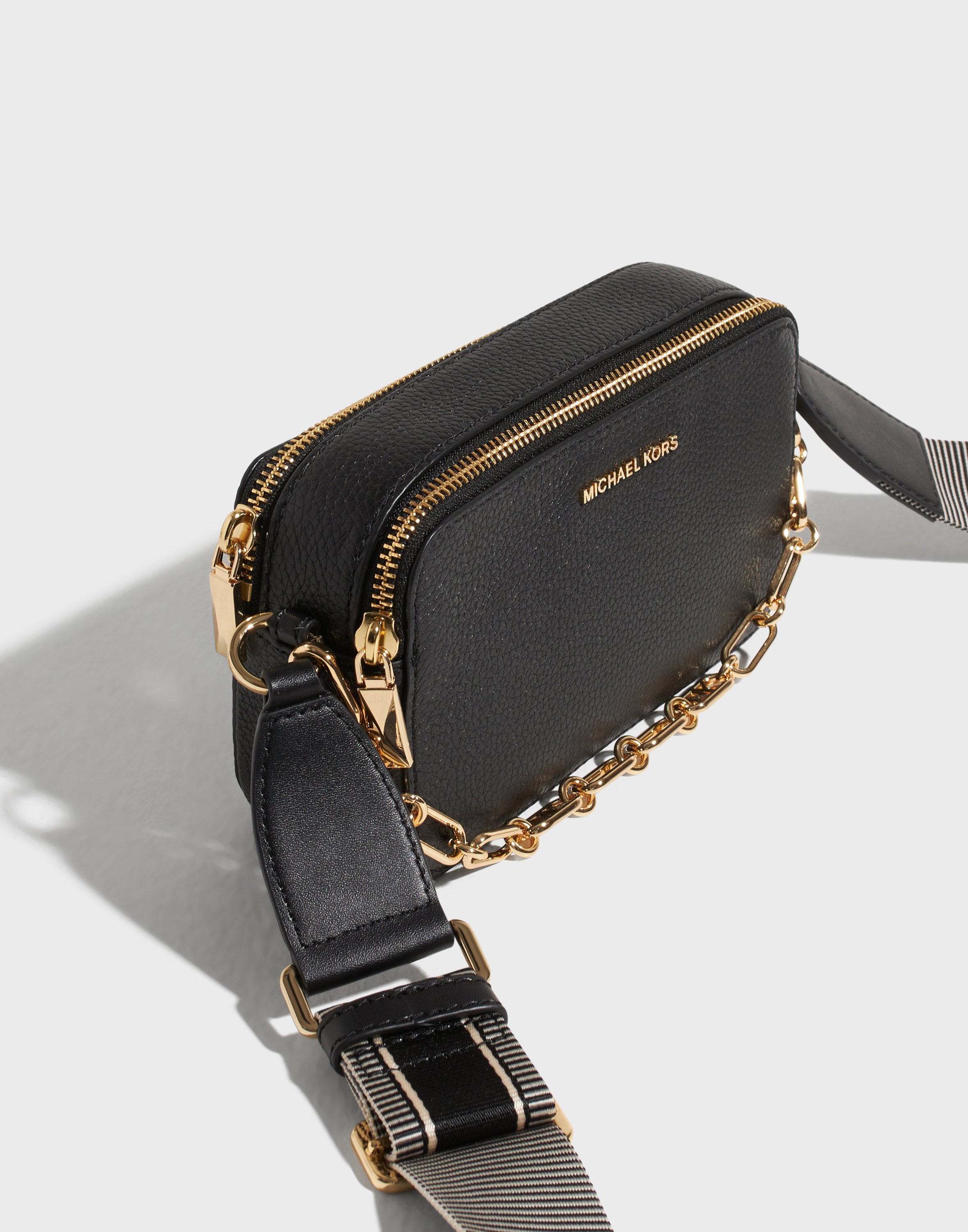 Buy Michael Kors Jet Set Small Pebbled Leather Double Zip Camera