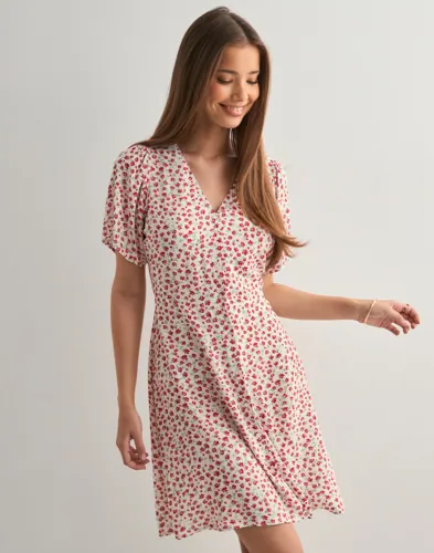 Only - Blomstret - Onlevida S/S Short Dress Wvn Noos