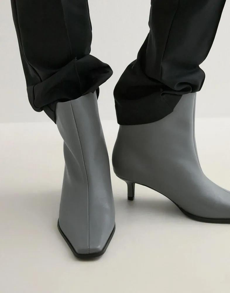 Nelly Squaretoe Ankel Boot kängor & boots dam – bild 3