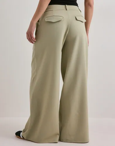 Nelly - Grøn - Keep It Up Wide Leg Pants