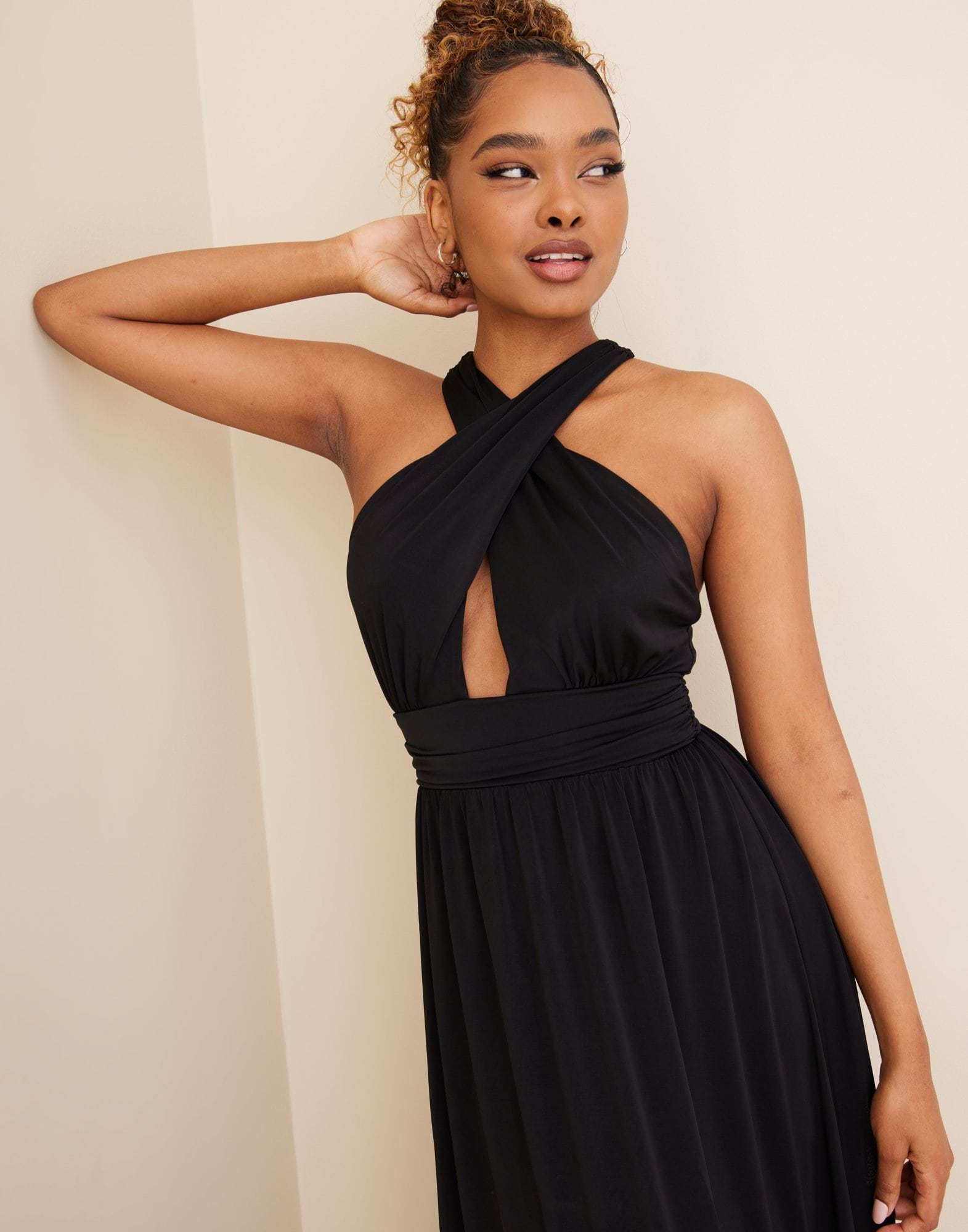 Halterneck Wrap Dress