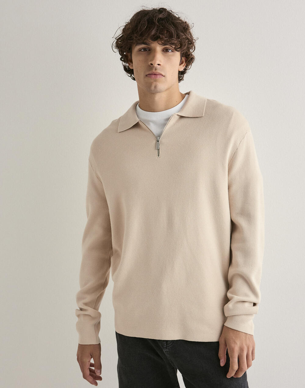 Stylish long sleeved polo shirt for men | NLYMAN