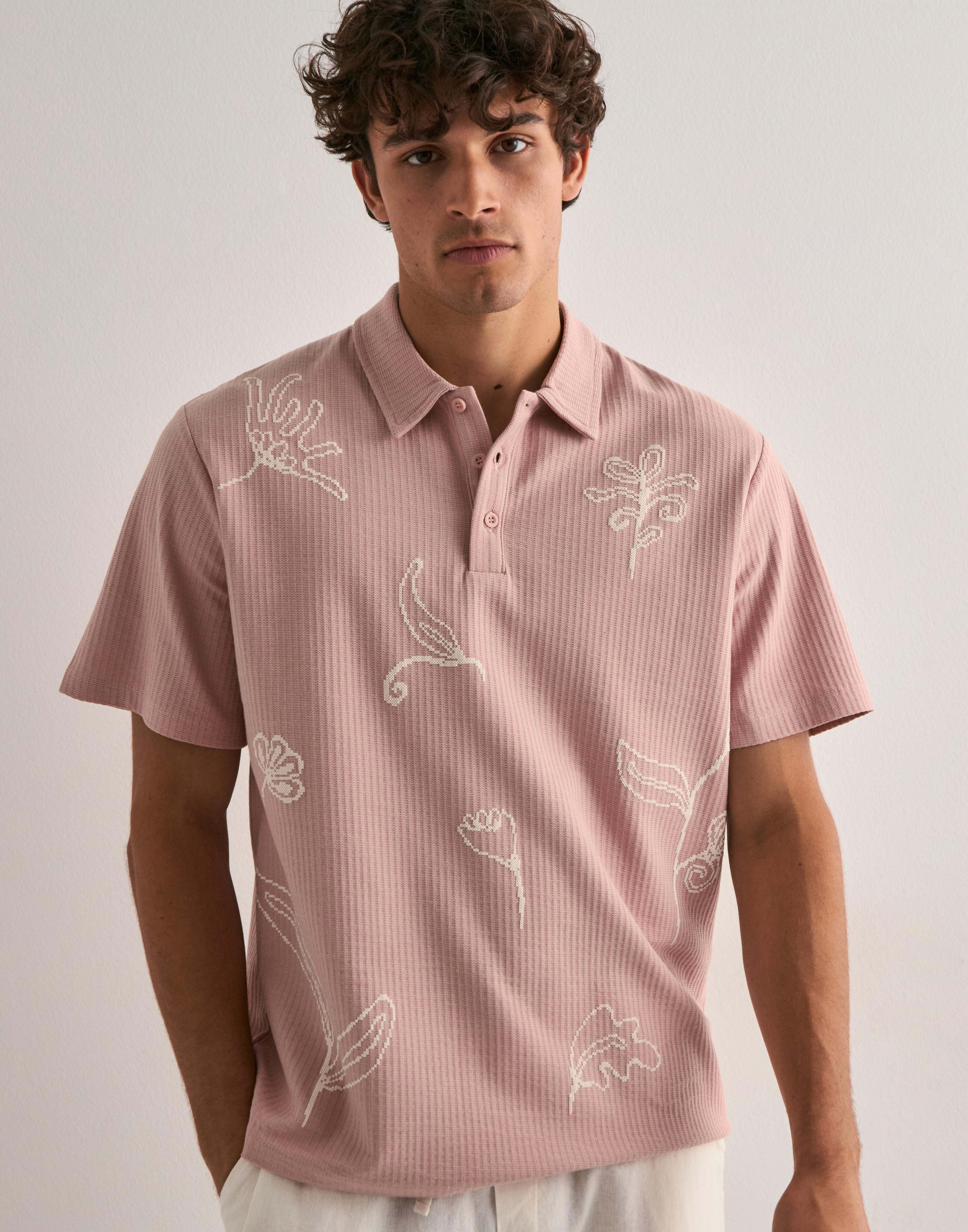 Polo Black Shirt JJJJound Cotton – Knit Jjeaustin Jones & XS