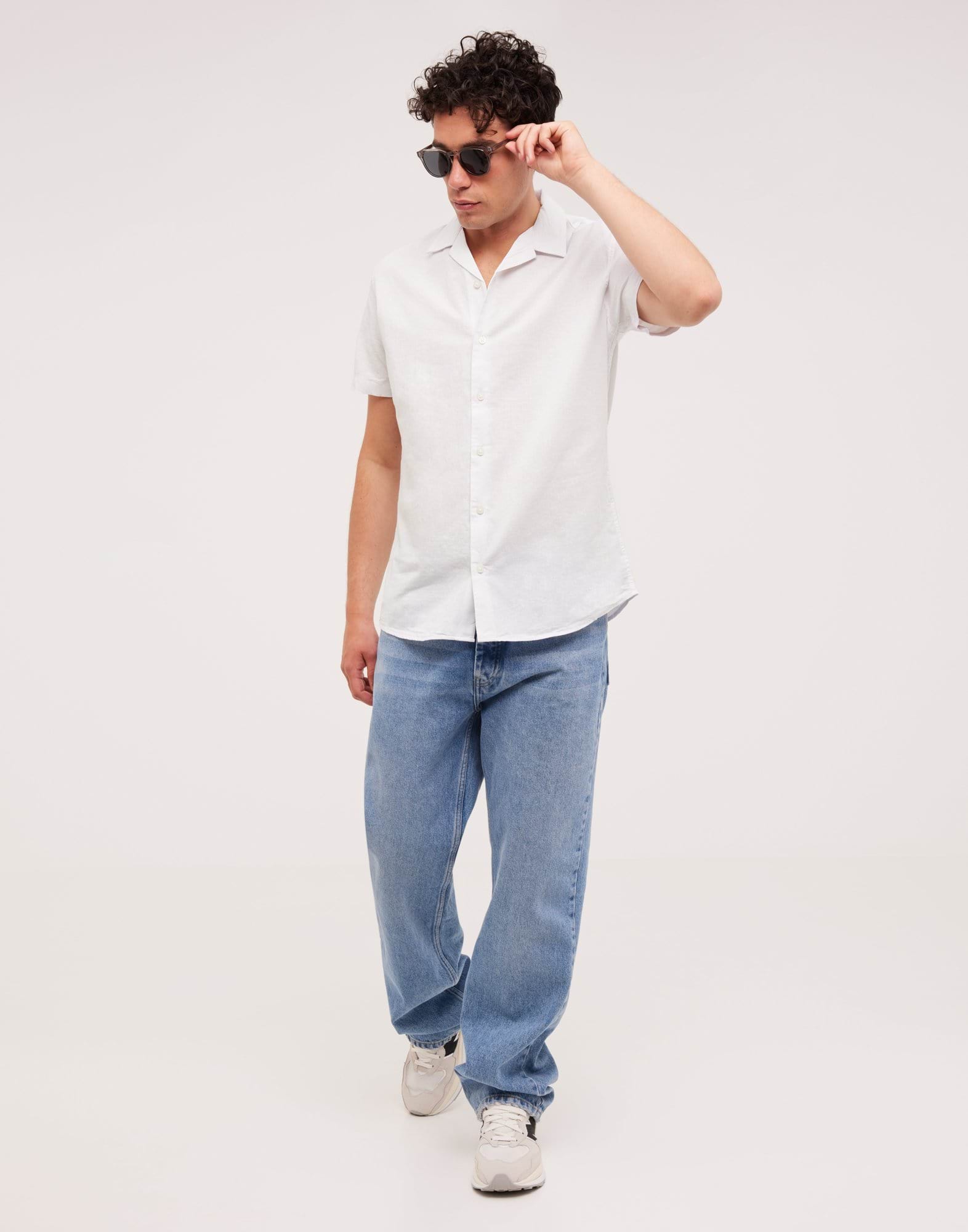 SLHREGNEW-LINEN SHIRT SS RESORT W