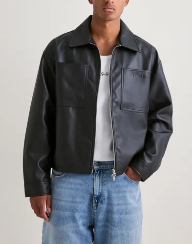 Que Sera Sera Paul PU Jacket Skinnjackor herr – bild 2