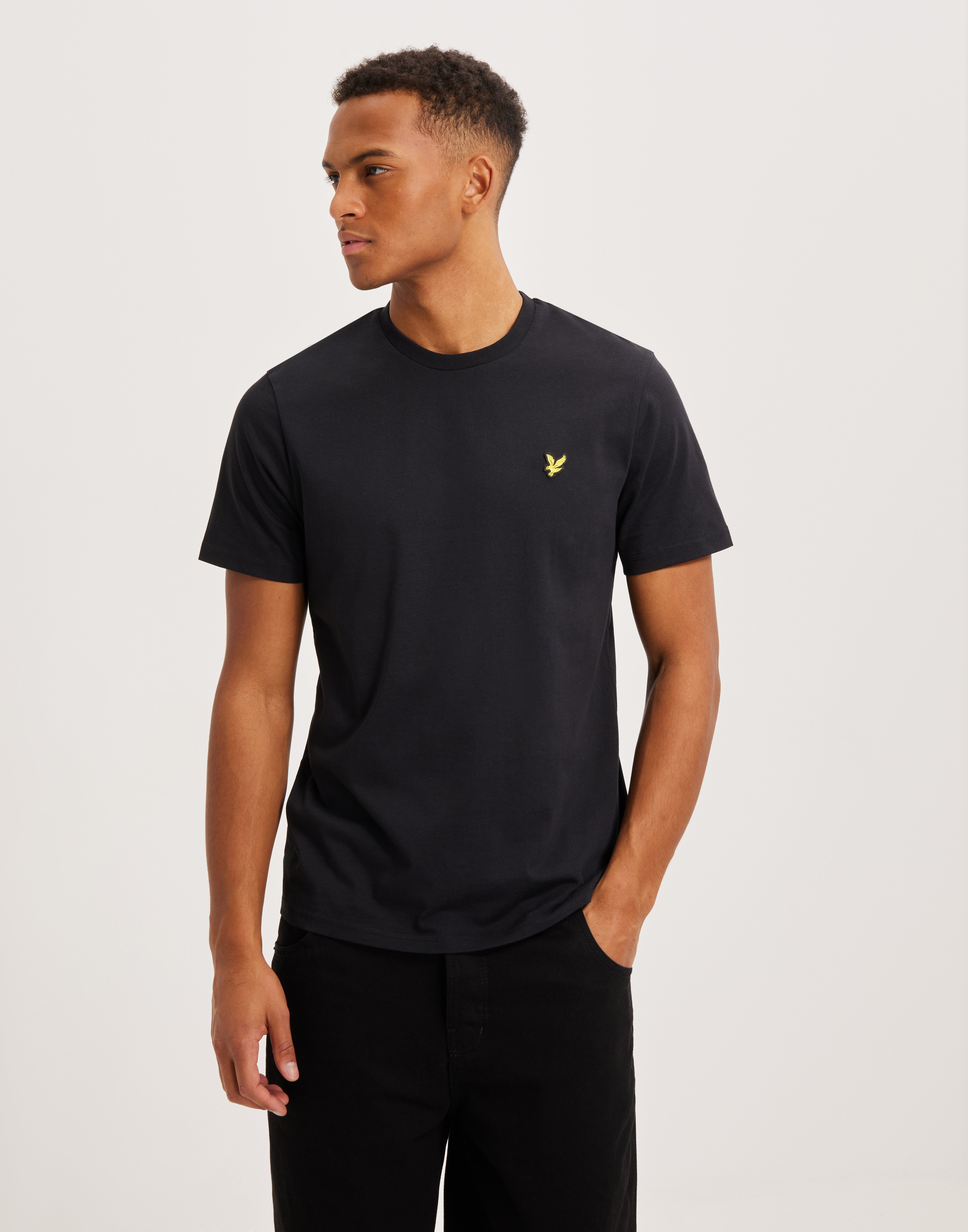 Lyle & Scott Plain T-Shirt Kortærmede t-shirts Sort