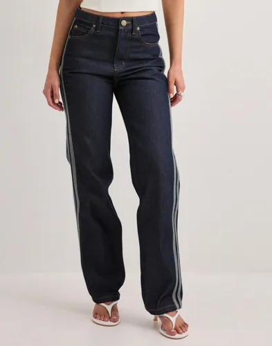 Adidas Originals Fb Pnt D raka jeans dam – bild 3