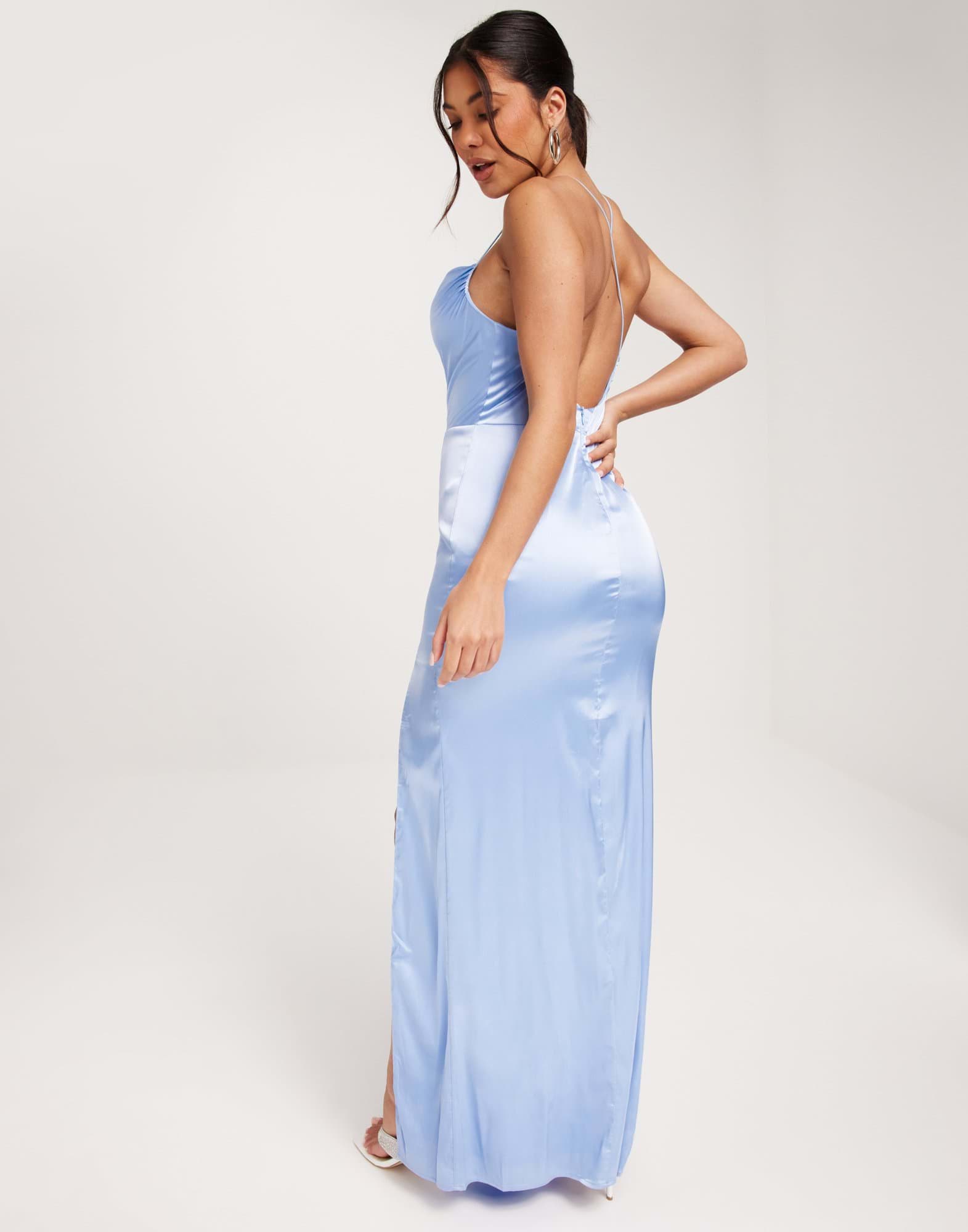 Waterfall Slit Gown