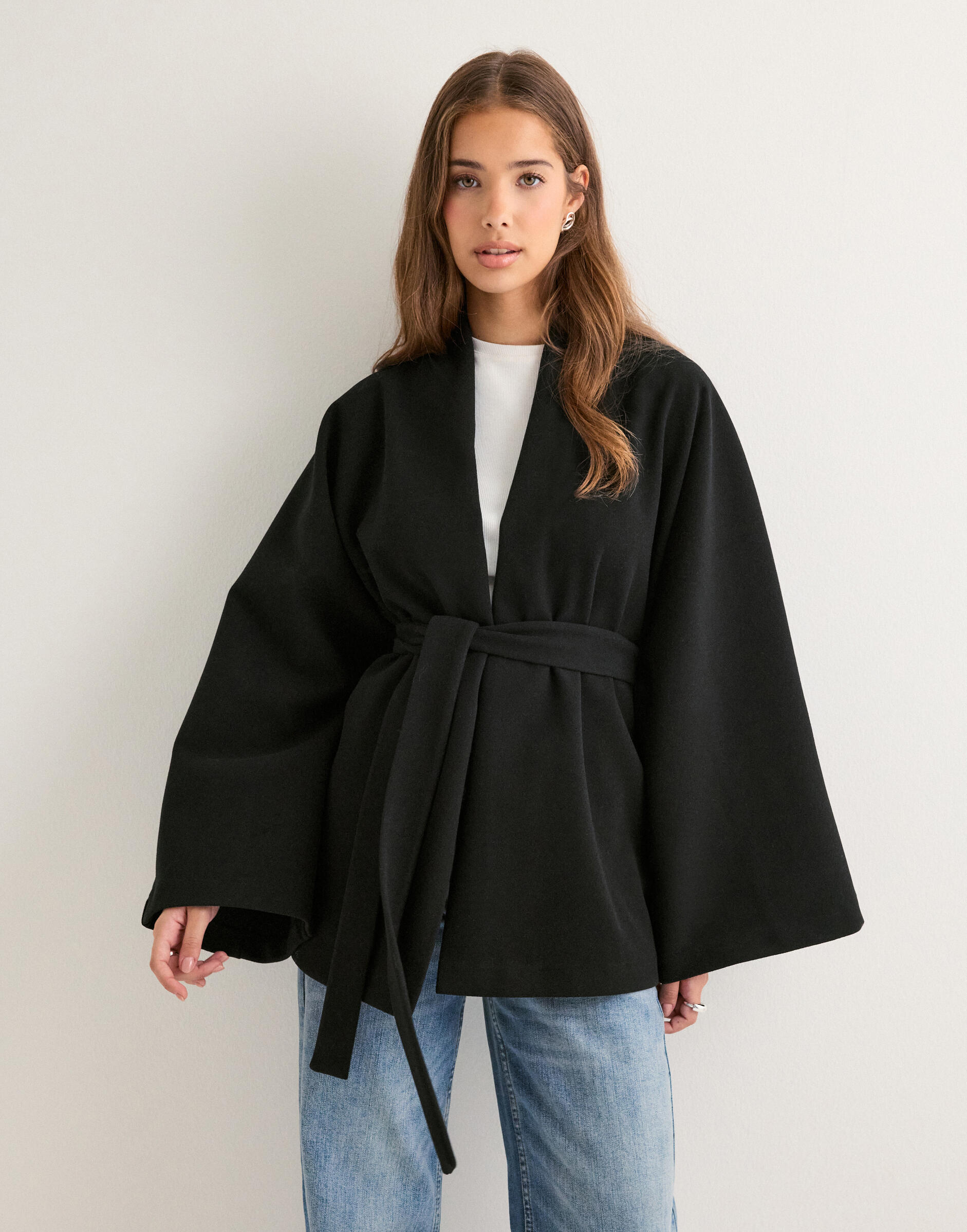 Buy Vero Moda AWSIJINA LS V-NECK SHORT JACKET NOO - Coffee Bean